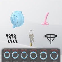 Load image into Gallery viewer, Mini Soft Silicone Pussy Cock Cage 9
