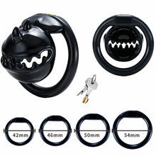 Afbeelding in Gallery-weergave laden, Black Monster Mouth cage and 42, 46, 50 and 54 mm base rings
