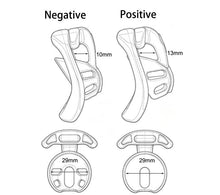 Load image into Gallery viewer, Tortoise Shell Nylon Chastity Cage in Two Profiles

