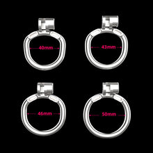 Load image into Gallery viewer, Stainless Steel Mamba Chastity Cage detail view
