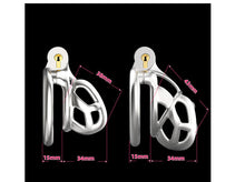 Load image into Gallery viewer, Stainless Steel Mamba Chastity Cage material close-up
