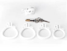 Load image into Gallery viewer, Ultra-Mini Mamba Chastity Cage 1.81 inches Long compact fit material close-up
