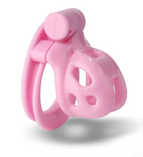Load image into Gallery viewer, Ultra-Mini Mamba Chastity Cage 1.81 inches Long compact fit fit view
