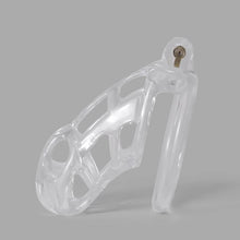 Load image into Gallery viewer, Ice Vision Desigh Clear Mamba Chastity Cage kit details
