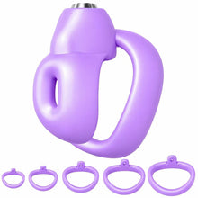 Load image into Gallery viewer, Nipple Motif Resin Chastity Cage
