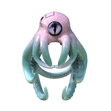 Load image into Gallery viewer, One-Eyed Octopus Chastity Cage - blue
