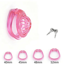 Lade das Bild in den Galerie-Viewer, Pink Generation 6 openwork cage with four pictured base rings
