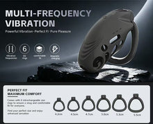 Load image into Gallery viewer, Orgulous Vibrating Chastity Cage with Control Options
