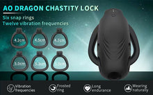 Load image into Gallery viewer, Orgulous Vibrating Chastity Cage with Control Options
