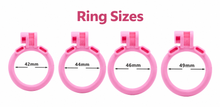 Lade das Bild in den Galerie-Viewer, Pink base rings measuring 42 44 46 and 49 mm
