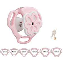 Load image into Gallery viewer, Petal Screw-Adjustable Negative Resin Chastity Cage
