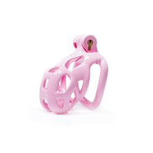 Load image into Gallery viewer, Pink Mamba Chastity Cage Kit 1.77 to 4.13 inches Long fit view
