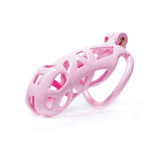 Load image into Gallery viewer, Pink Mamba Chastity Cage Kit 1.77 to 4.13 inches Long material close-up
