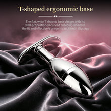 Load image into Gallery viewer, Pink Diamond Stainless Steel Storage Anal Plug
