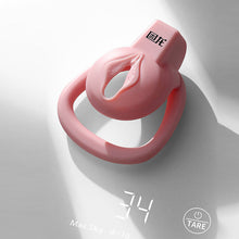 Load image into Gallery viewer, JEUSN Pink Flat Chastity Cage
