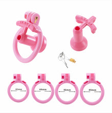 Afbeelding in Gallery-weergave laden, Pink negative urethral cage standard package with four rings
