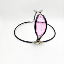 Load image into Gallery viewer, Pink Of Love - Invisible Female Chastity Belt Adjustable - 7
