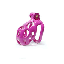 Load image into Gallery viewer, Purple Mamba Chastity Cage Kit 1.77 To 4.13 Inches Long fit view
