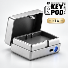 Load image into Gallery viewer, QIUI Smart Key Holder – App-Controlled Metal Key Pod（Pre Sale）
