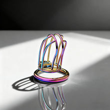 Load image into Gallery viewer, Rainbow Small Banana Chastity Cage 4
