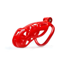 Load image into Gallery viewer, Red Mamba Chastity Cage Kit 1.77 To 4.13 Inches Long material close-up
