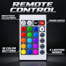 Lade das Bild in den Galerie-Viewer, RGB Remote-Controlled Glowing ABS Resin Chastity Cage
