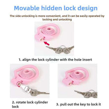 Load image into Gallery viewer, Reticular Pink Slave Chastity Devices
