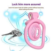 Load image into Gallery viewer, Reticular Pink Slave Chastity Devices
