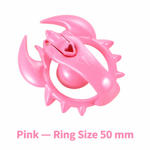 Afbeelding in Gallery-weergave laden, Pink scorpion chastity cage with 50 mm ring
