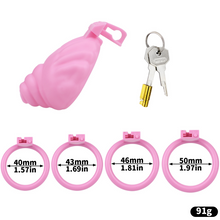 Load image into Gallery viewer, Shell Shaped Chastity Cage
