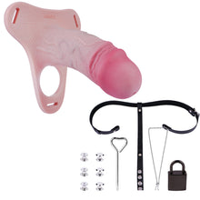 Load image into Gallery viewer, Silicone Real Dildo Wearable Chastity Device 13
