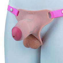 Load image into Gallery viewer, Silicone Real Dildo Wearable Chastity Device 3
