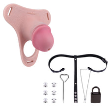 Load image into Gallery viewer, Silicone Real Dildo Wearable Chastity Device 12
