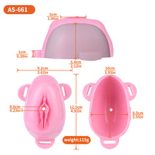 Load image into Gallery viewer, Sissy Silicone Chastity Cage with Belt 14
