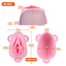 Load image into Gallery viewer, Sissy Silicone Chastity Cage with Belt 16
