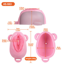 Load image into Gallery viewer, Sissy Silicone Chastity Cage with Belt 18
