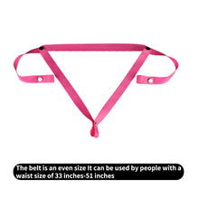 Load image into Gallery viewer, Sissy Silicone Chastity Cage with Belt 31

