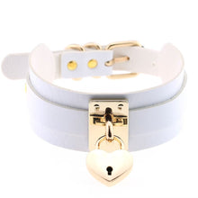 Load image into Gallery viewer, Sissy Choker w/ Heart Shaped Lock
