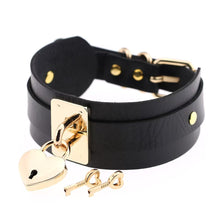 Load image into Gallery viewer, Sissy Choker w/ Heart Shaped Lock
