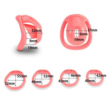 Load image into Gallery viewer, Sissy Protective Hood Chastity Cage 5
