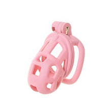 Load image into Gallery viewer, Body Friendly Pink Cobra Chastity Cage 3
