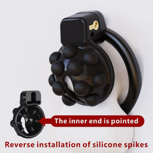 Load image into Gallery viewer, Small Chastity Cage With Silicone Spikes 3
