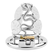 Load image into Gallery viewer, Snake Premium Metal Chastity Cage - 13
