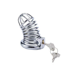 Load image into Gallery viewer, Snake Shaped Metal Cock Cage 
