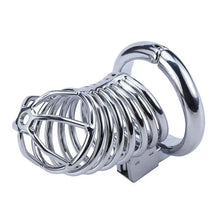 Load image into Gallery viewer, Snake Shaped Metal Cock Cage  2
