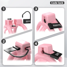 Load image into Gallery viewer, Flat Soft Chastity Cage with 6 Rings - 10
