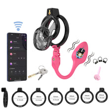 Load image into Gallery viewer, Soft Cobra Chastity Cage With App Controlled Butt Plug 8
