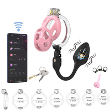Load image into Gallery viewer, Soft Cobra Chastity Cage With App Controlled Butt Plug 19

