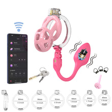 Load image into Gallery viewer, Soft Cobra Chastity Cage With App Controlled Butt Plug 14
