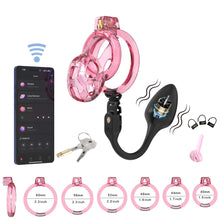 Load image into Gallery viewer, Soft Cobra Chastity Cage With App Controlled Butt Plug 5
